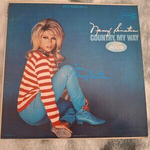 Rare Autographed Signed Country My Way LP Nancy Sinatra